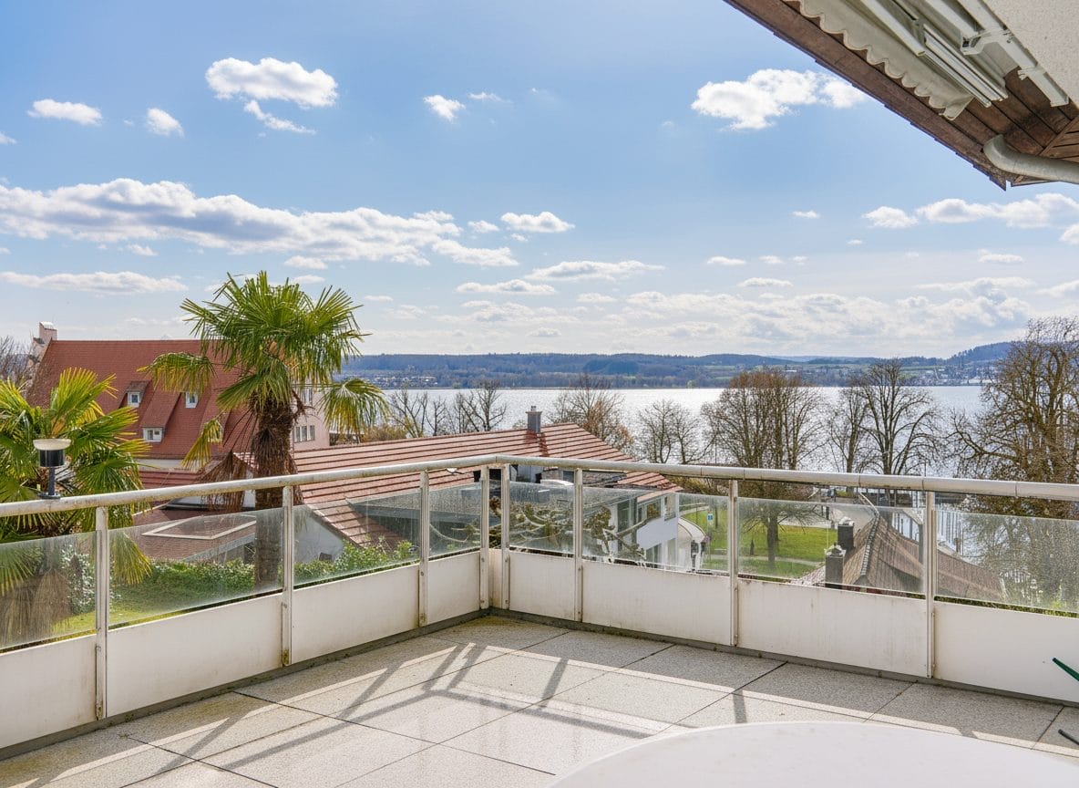 Terrasse vor dem Wohnbereich
